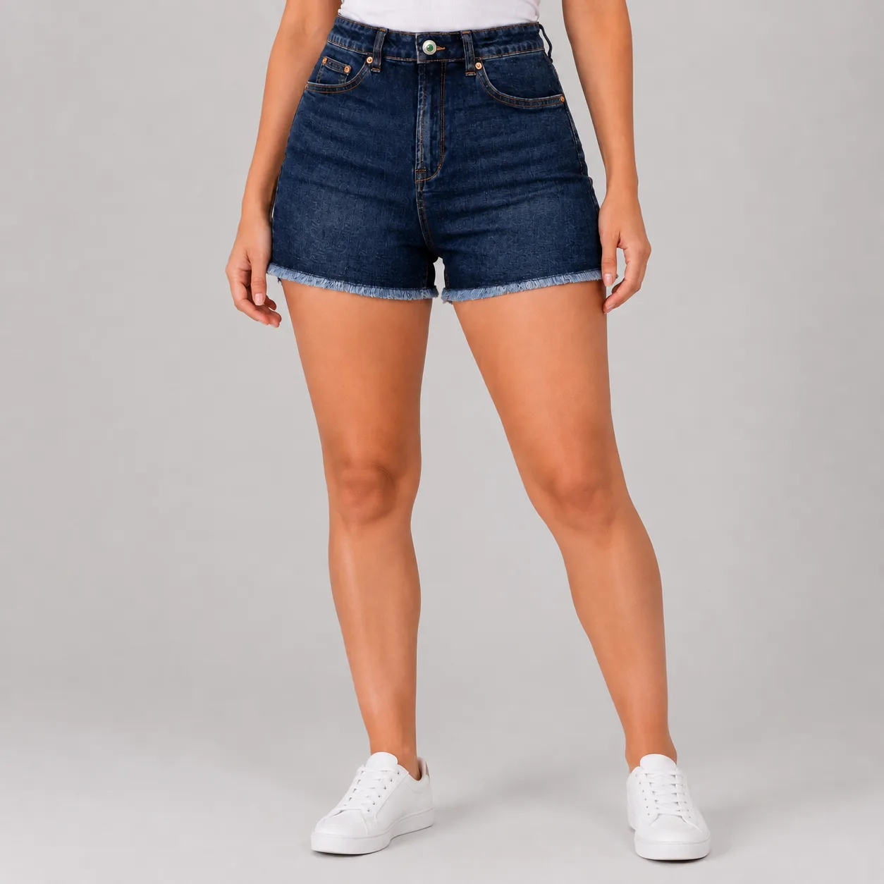 Frayed Hem Shorts - Image 11