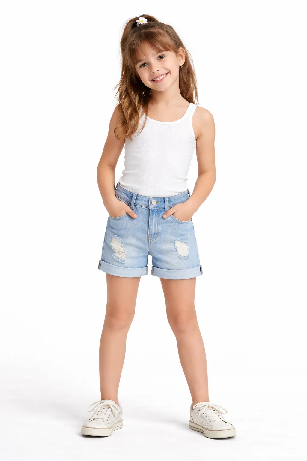 Girls Denim Short - Image 6