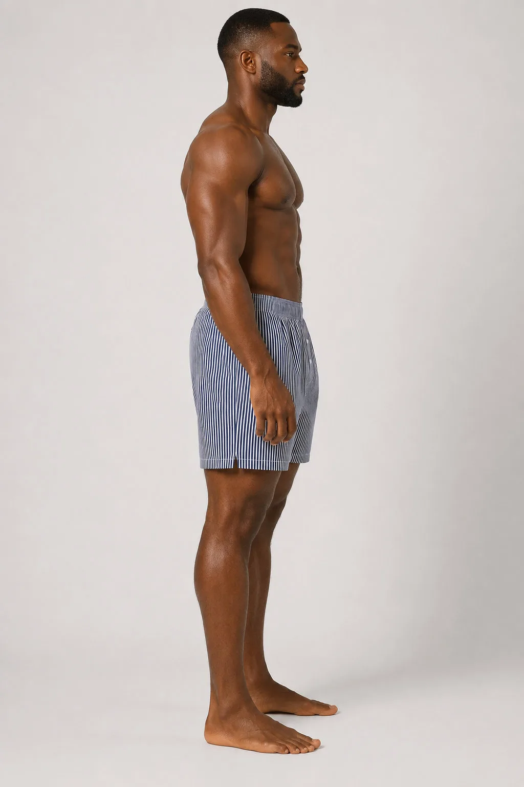 Blue Stripe Boxer