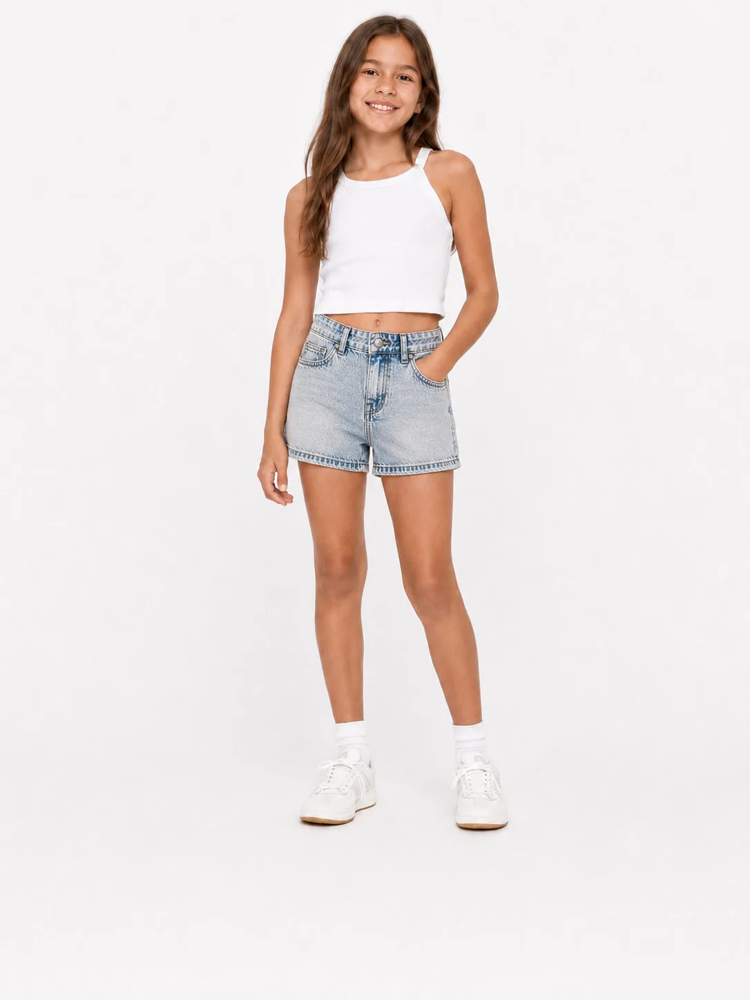 Girls Denim Short - Image 3